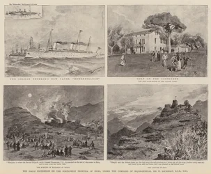 La expedición Isazai en la frontera noroeste de India, bajo el mando del Mayor General Sir W Lockhart, KCB, CSI